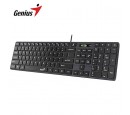 TECLADO GENIUS SMART SLIMSTAR 126 USB MULTIMEDIA SP BLACK (31310017401)